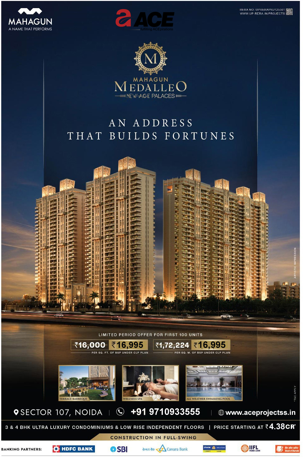   ACE Mahagun Medalleo Highlights