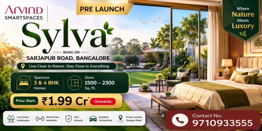 Arvind smartspces sylva sarjapur banner
