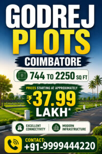 Godrej coimbatore plots photos news po99